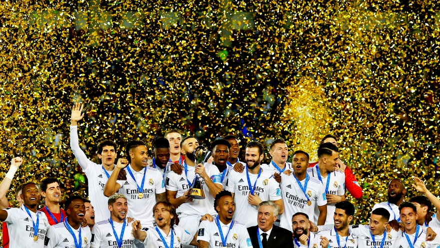Real Madrid lập kỷ lục "vô tiền khoáng hậu" sau chức vô địch FIFA Club World Cup